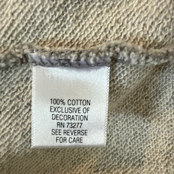 Princess Vera Wang Gray Sweatshirt Blazer XL Cotton Knit Jacket Casual - Picture 5 of 5